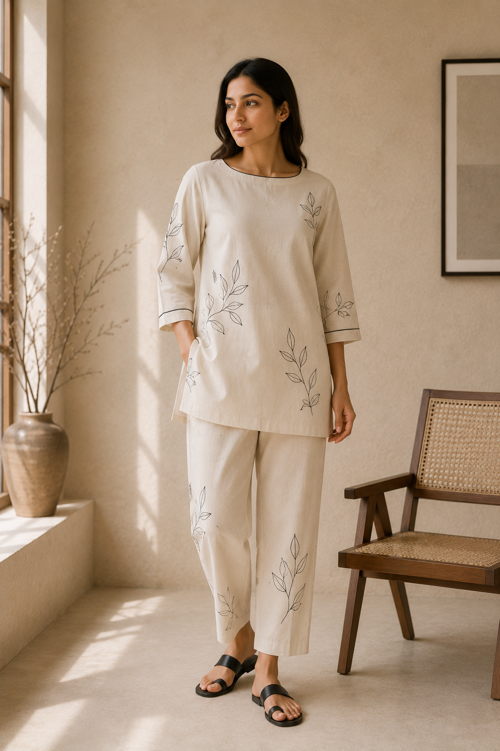 Ecru Line Set