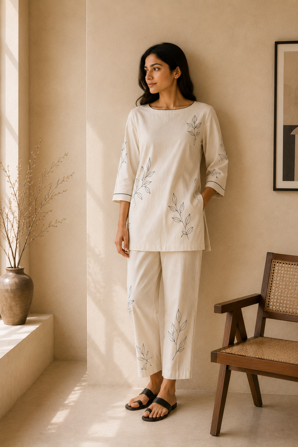 Ecru Line Set